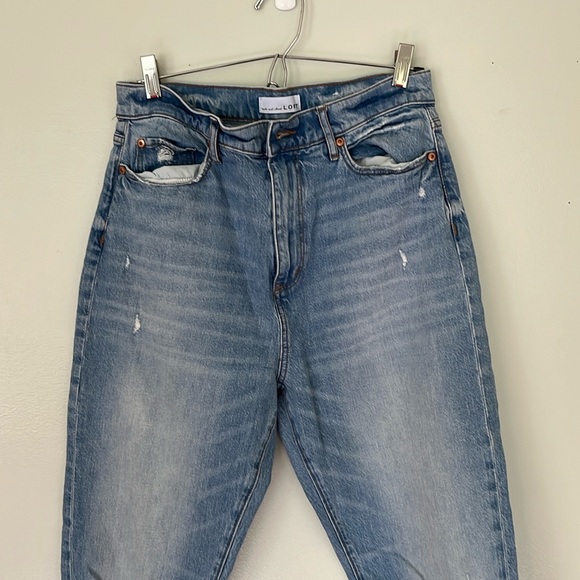 Loft High Waisted Boyfriend Jeans - Picture 2 of 8